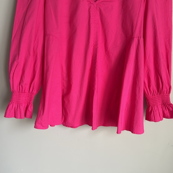 Tuckernuck Pomander Place Easton Blouse Pink Small - Picture 5 of 10